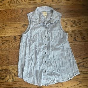 G.H. Bass & Co collared sleeveless top